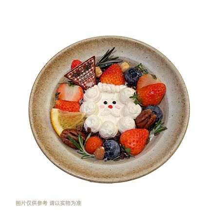圣诞草莓酸奶碗