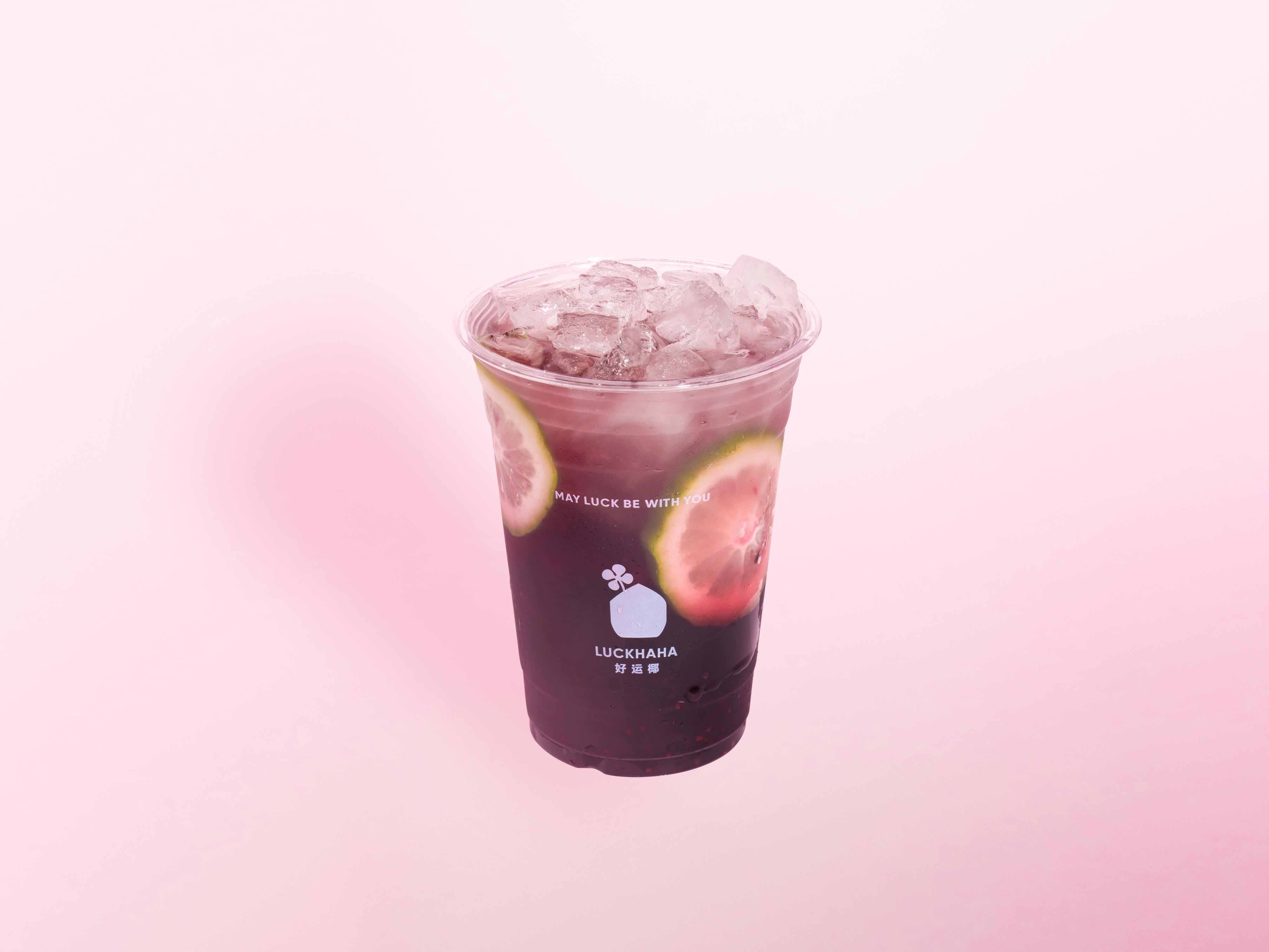 桑葚香柠茶