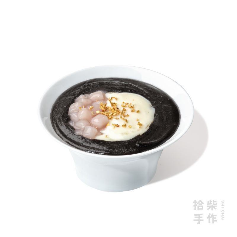 鲜炖糖水·熬芝麻糊桂花麻薯