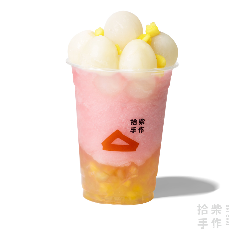大颗鲜荔枝凤梨雪冰