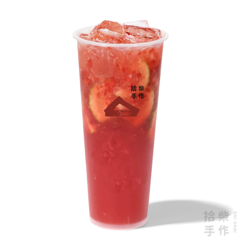 红颜草莓柠檬茶