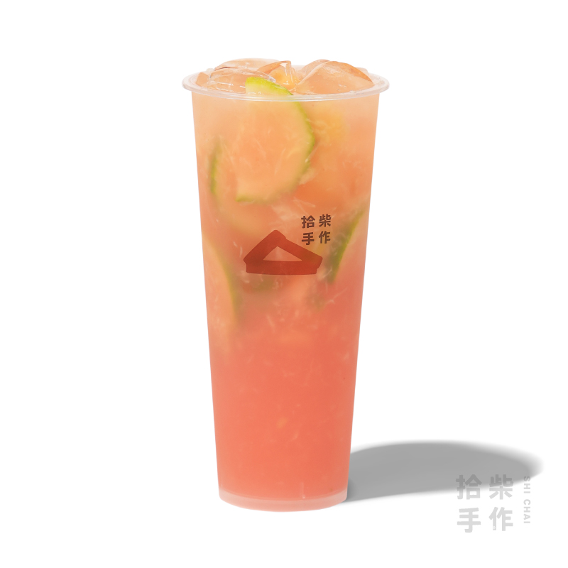 手打水蜜桃杉林溪柠檬茶