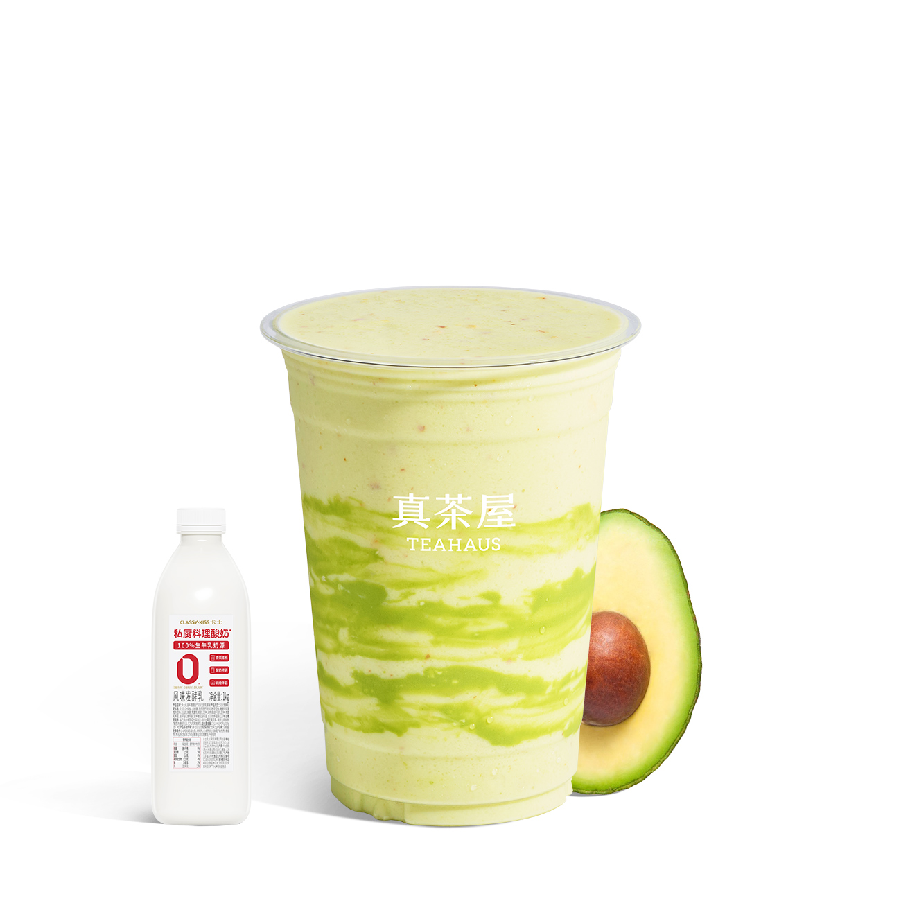 牛油果巴旦木卡士酸奶