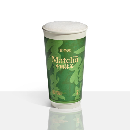 茉莉绿鲜奶茶