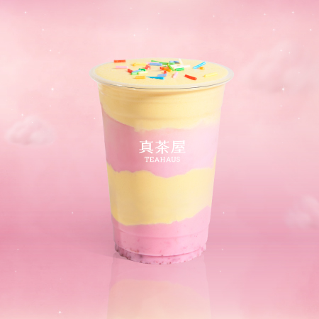 粉霞莓莓·蛋糕奶茶