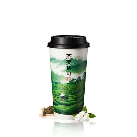 茉莉轻乳茶