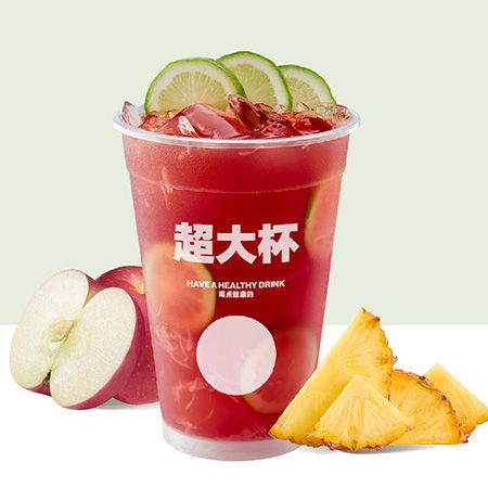 苹果凤梨桶