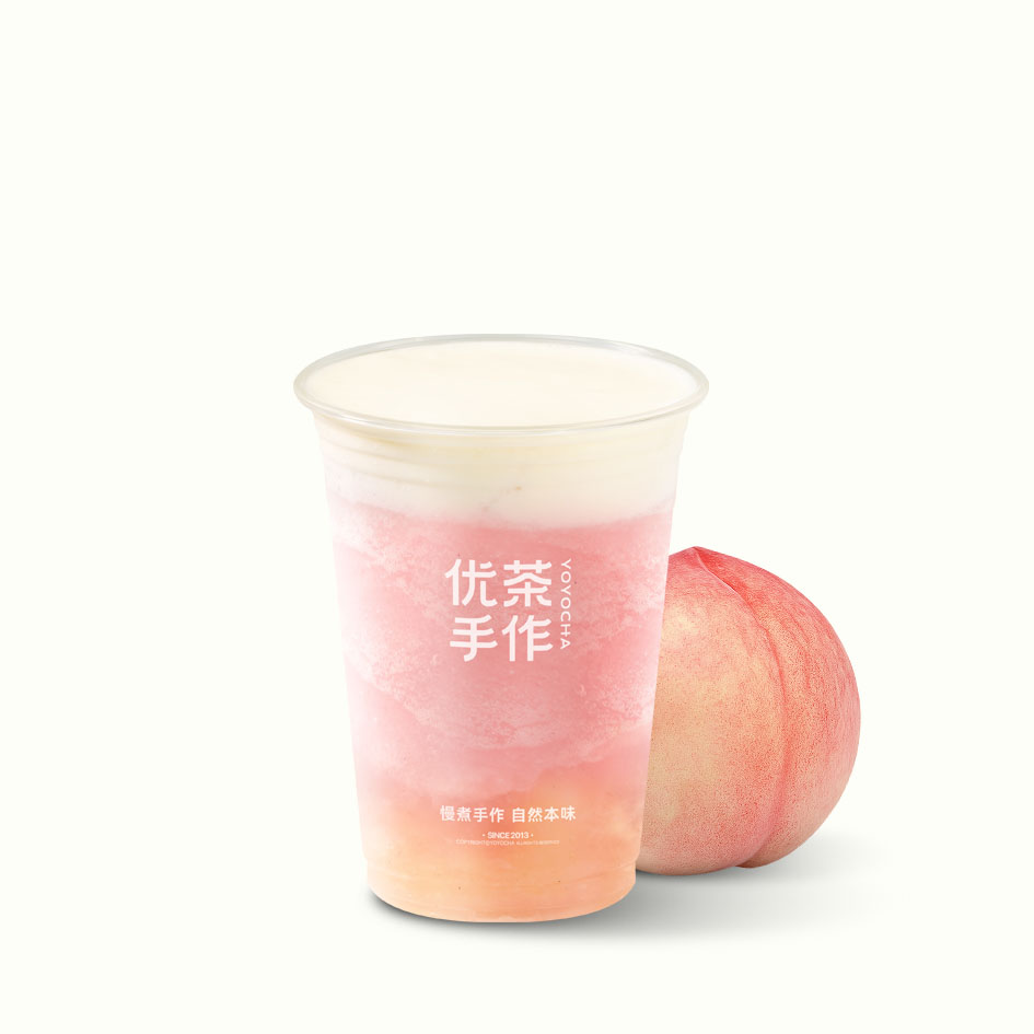 蜜桃芝士冰酪
