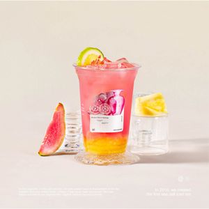 海盐芭乐凤梨冰茶