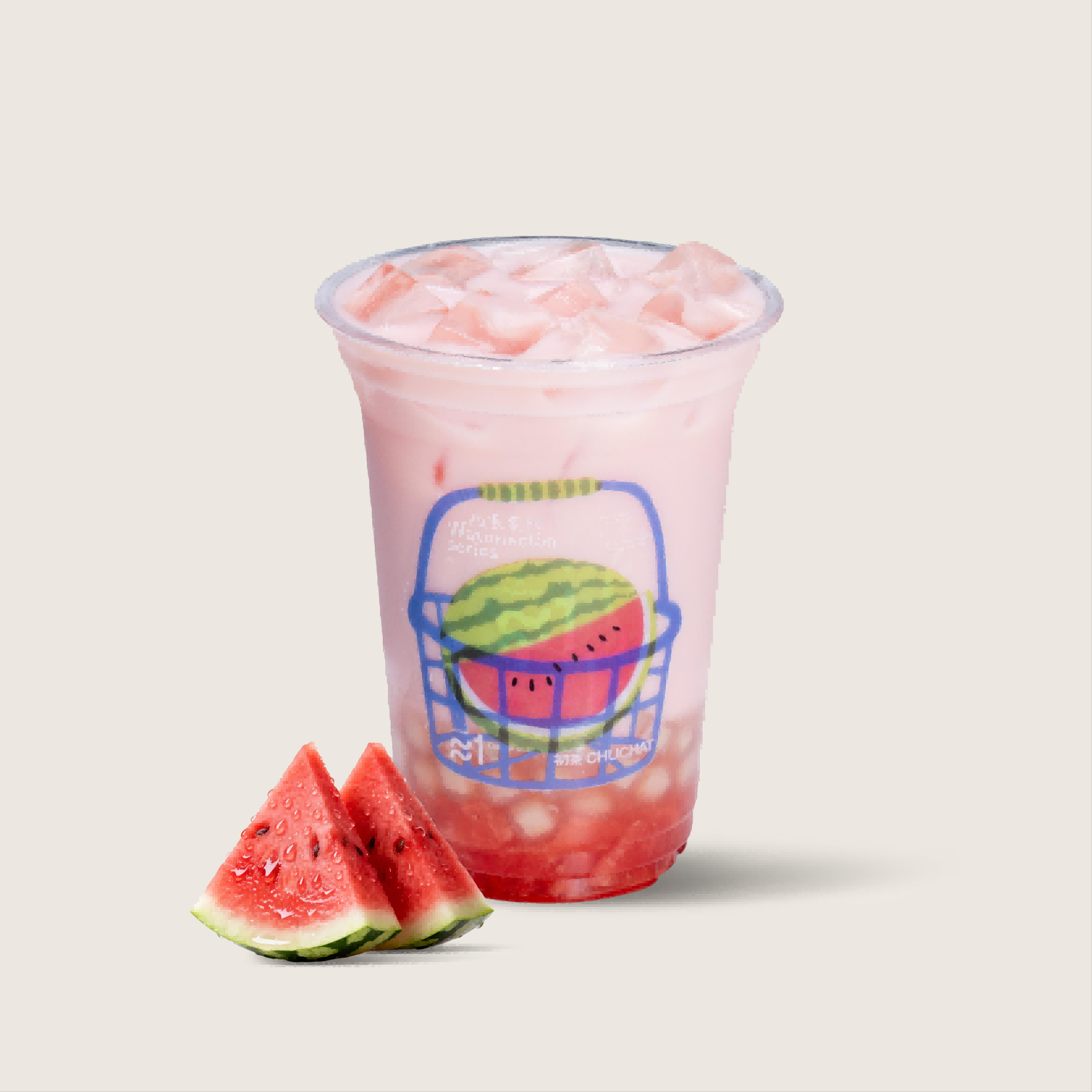 西瓜馬蹄冰奶