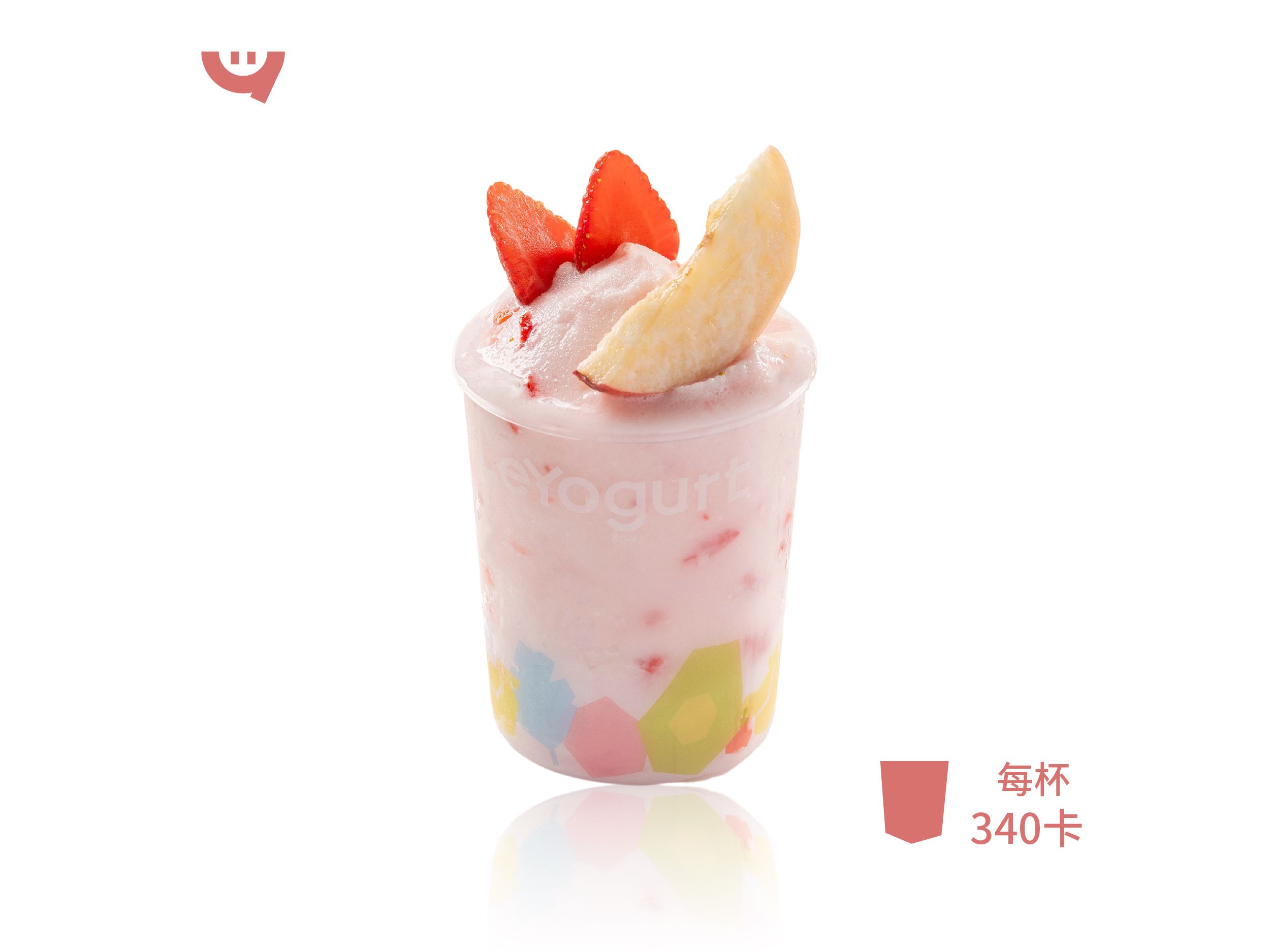 水蜜桃草莓酸奶昔