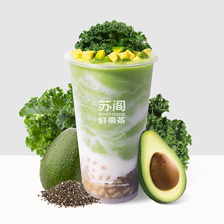 低卡·牛油果羽衣甘蓝