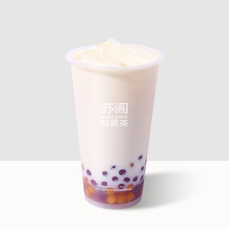 双色芋圆·牛奶