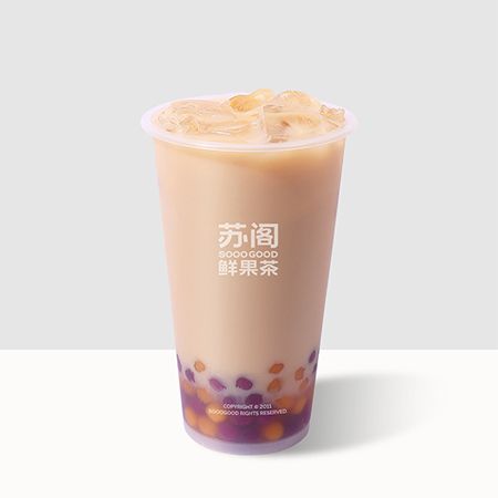 双色芋圆·奶茶