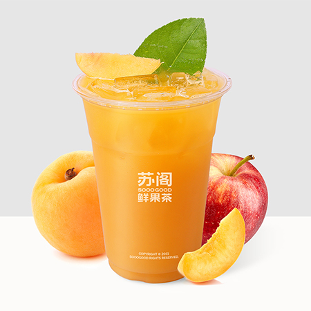 夏日·苹果桃(果特调)