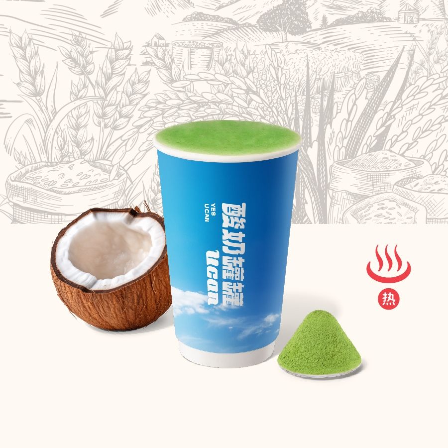 抹茶椰椰米乳