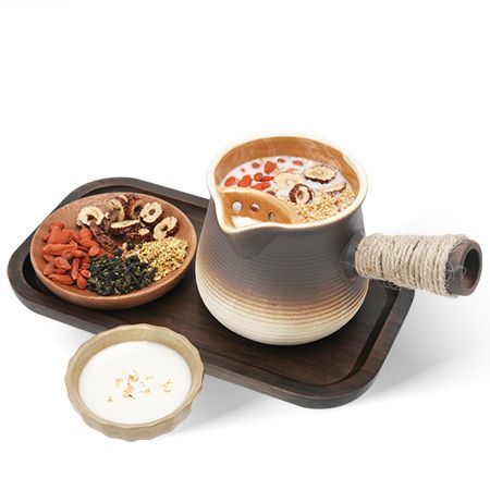 桂花乌龙瓦罐奶茶