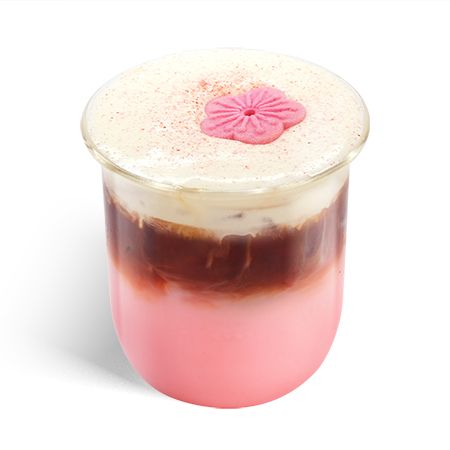 樱花浮云拿铁