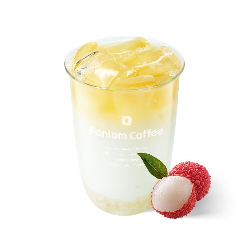 荔枝冰酿轻乳茶 