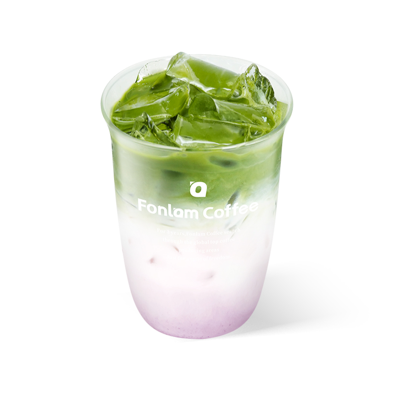 紫芋泥抹茶