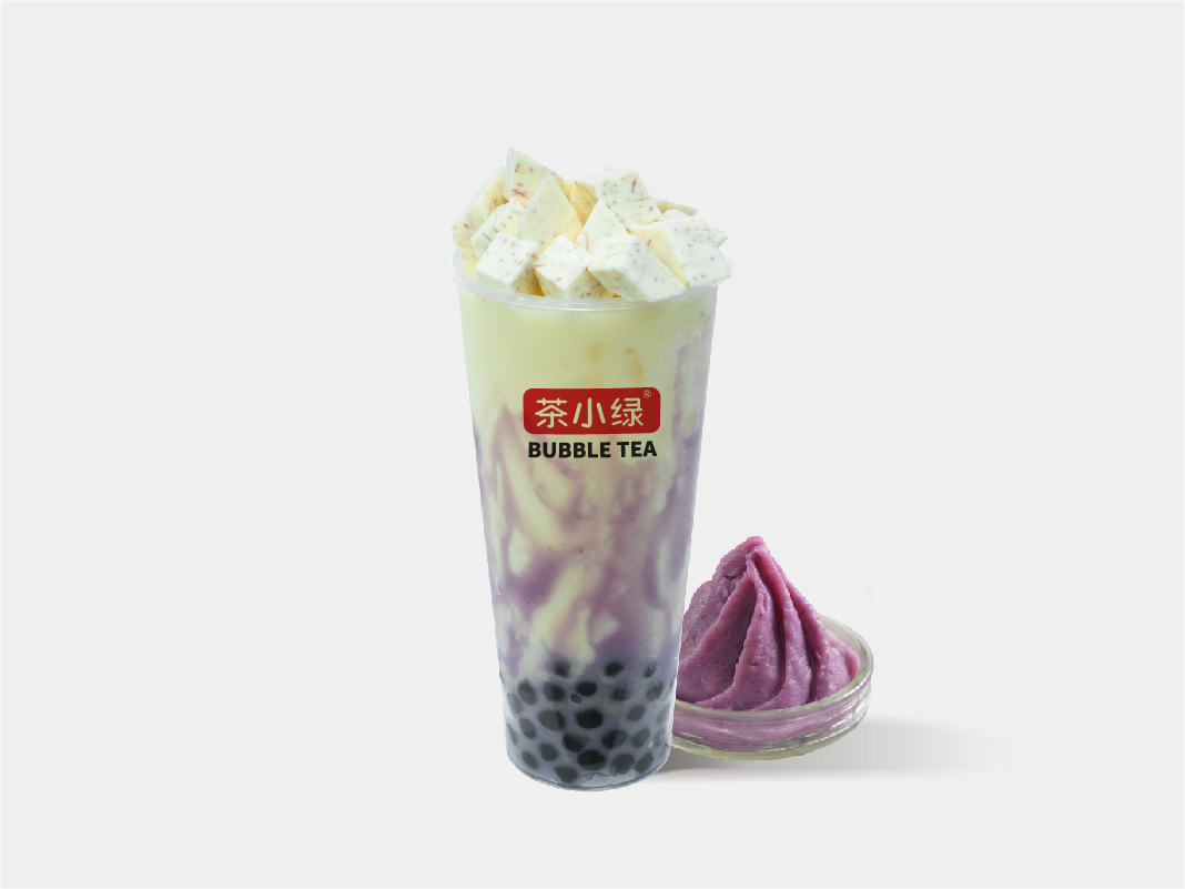 厚芋泥珍珠奶茶