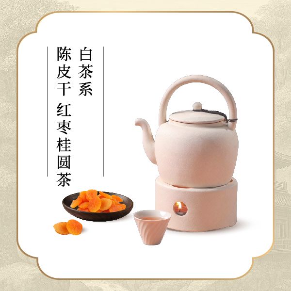 日晒陈皮白茶