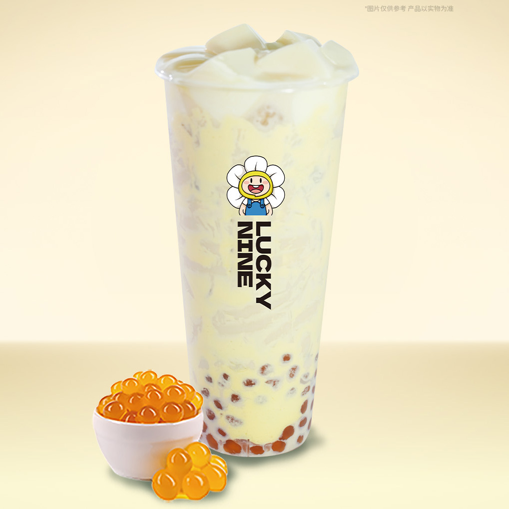双皮奶布蕾啵啵奶茶