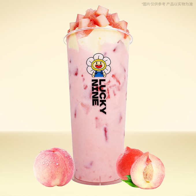 蜜桃双皮奶甘露