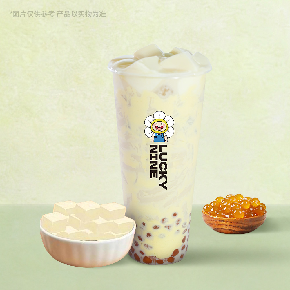 双皮奶布蕾啵啵奶茶