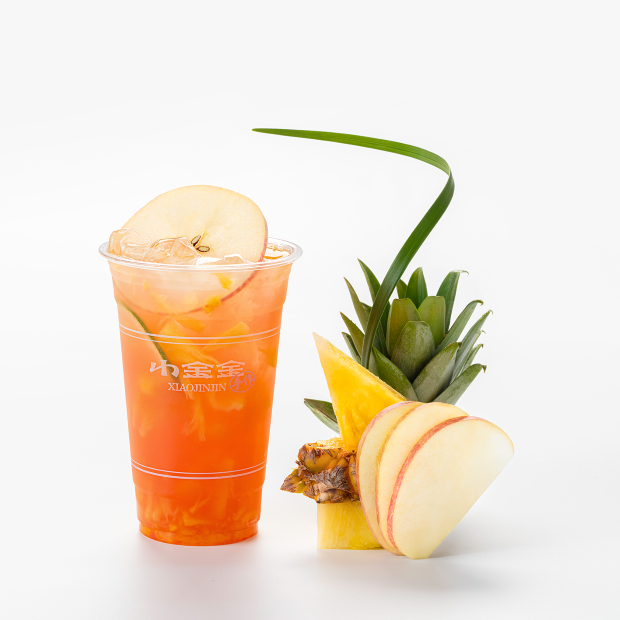 苹果凤梨冰茶