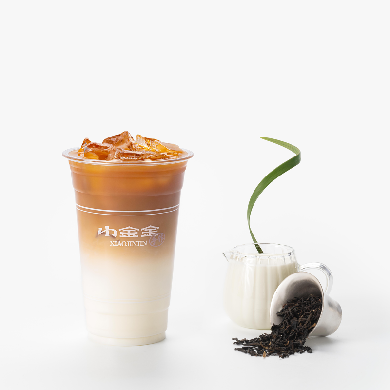 胭脂红鲜奶茶