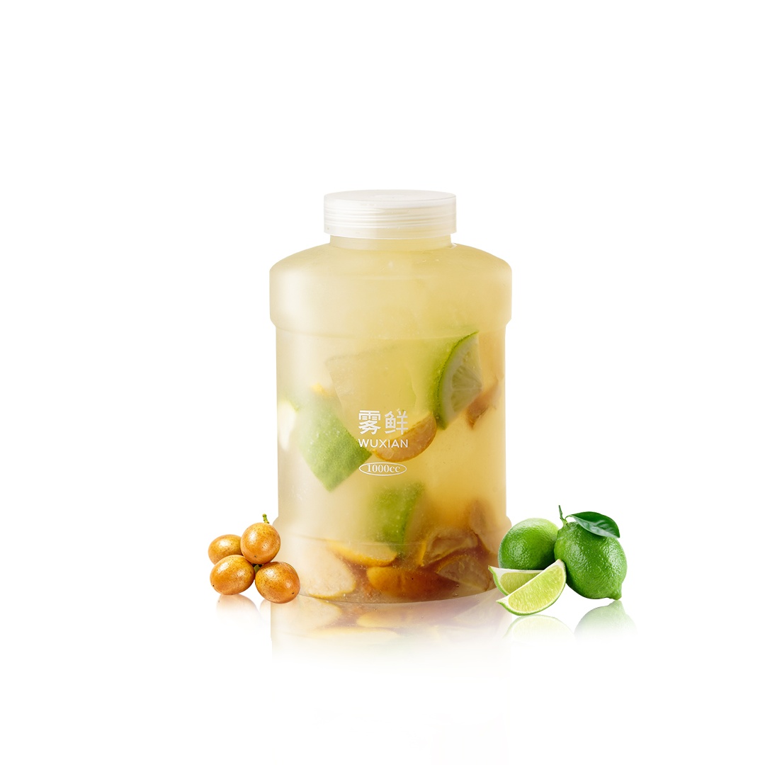 黄皮爆柠冰茶桶