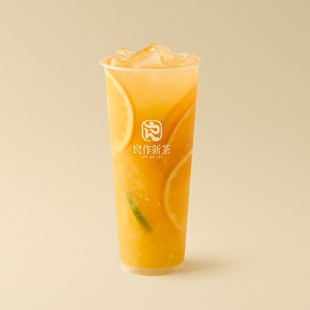 鲜橙茉莉冰茶