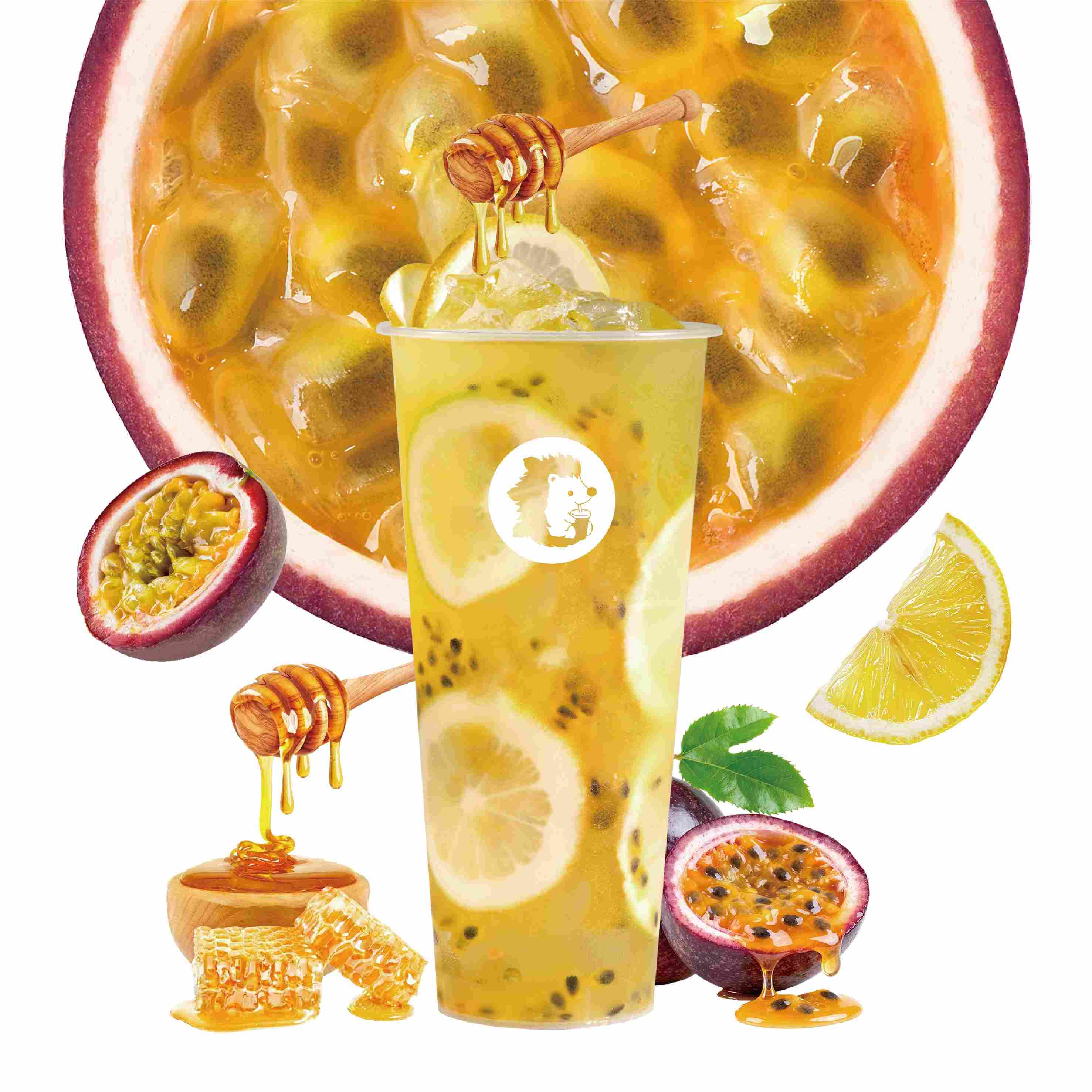 天然蜂蜜檸檬百香果