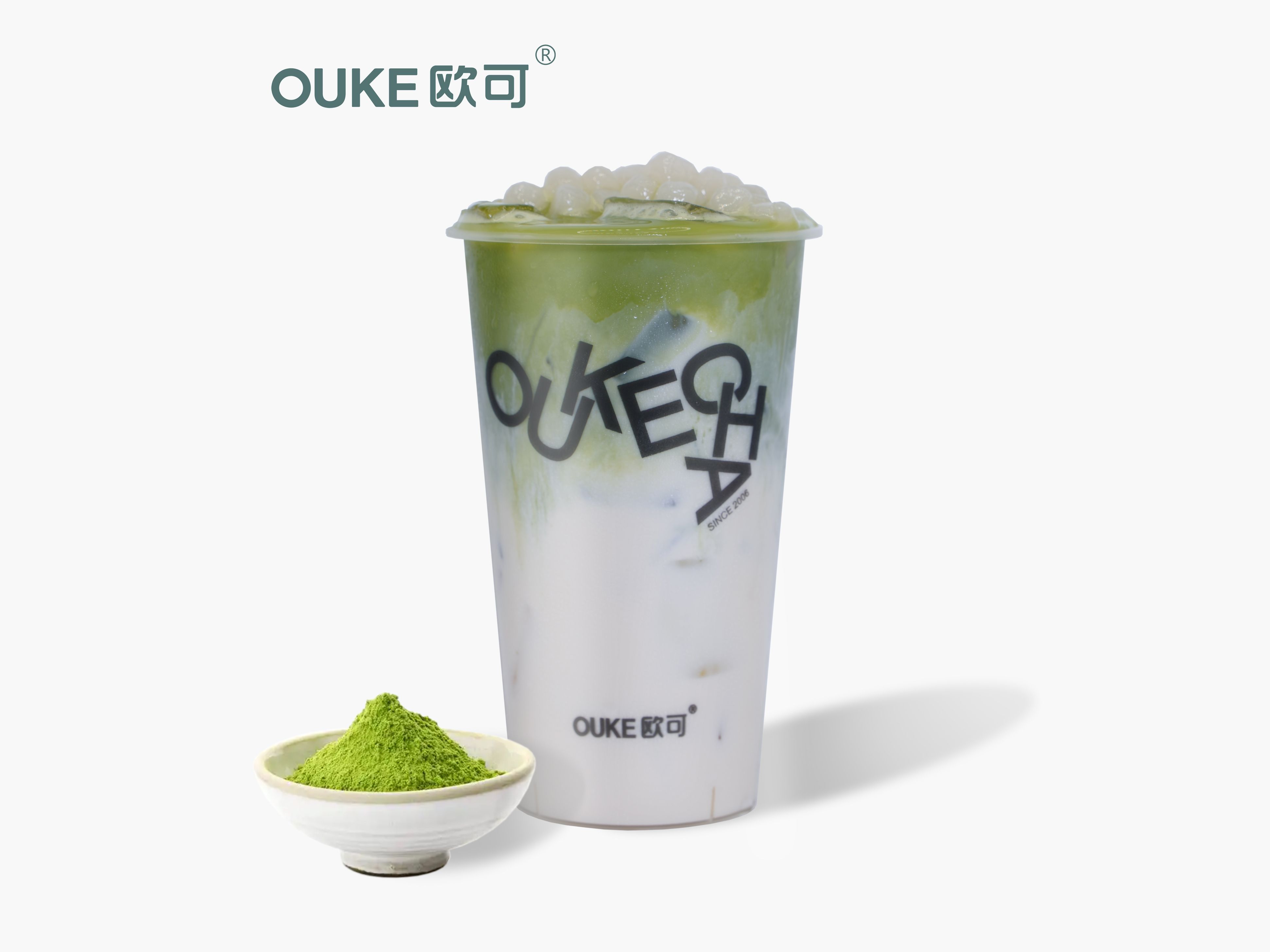 抹茶鲜牛乳