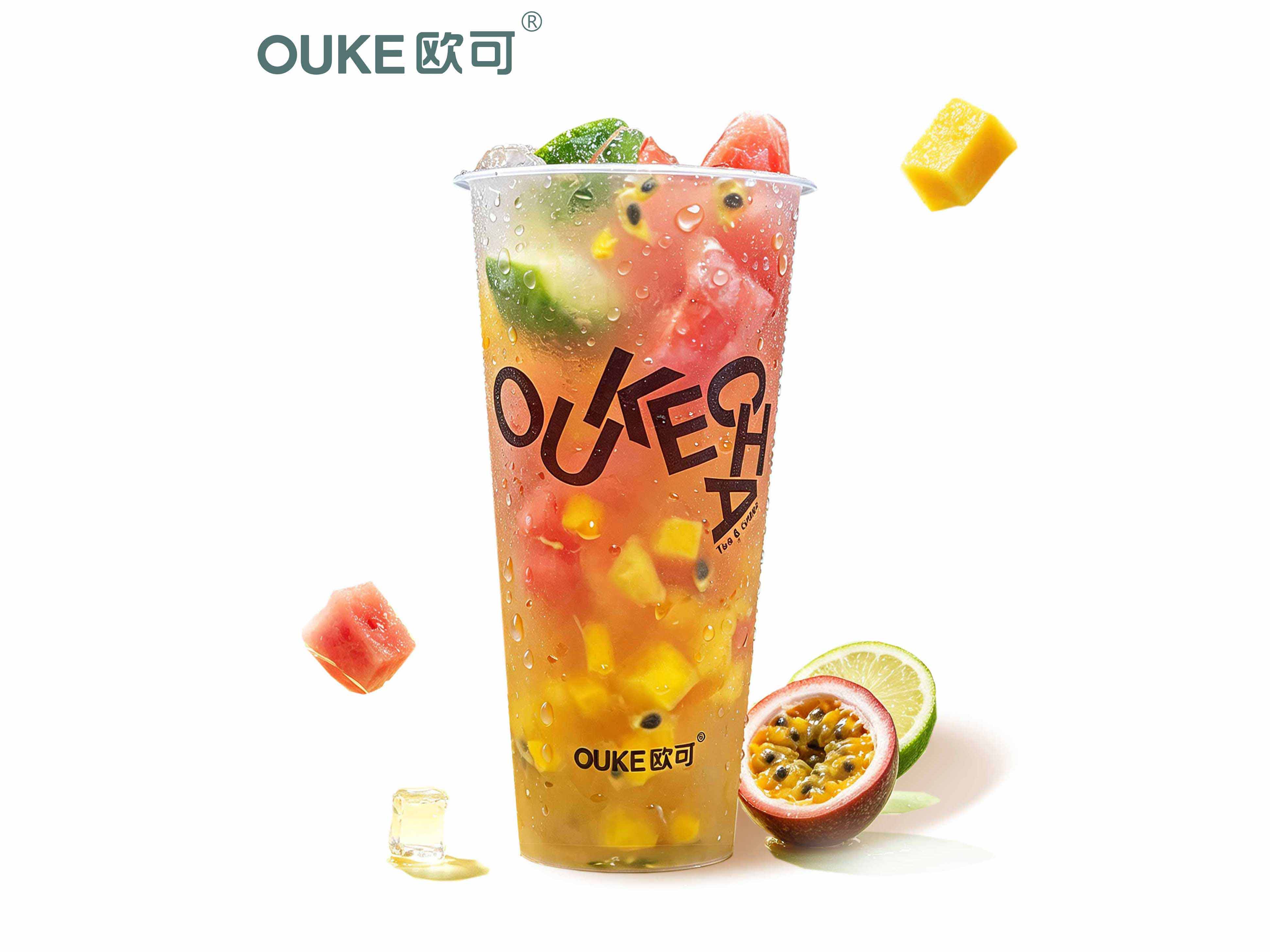 缤纷水果茶