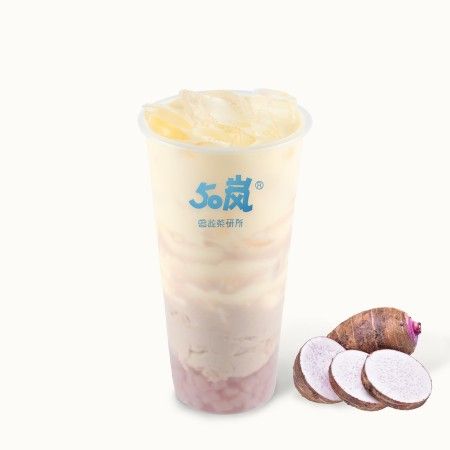 芋泥团圆奶绿.