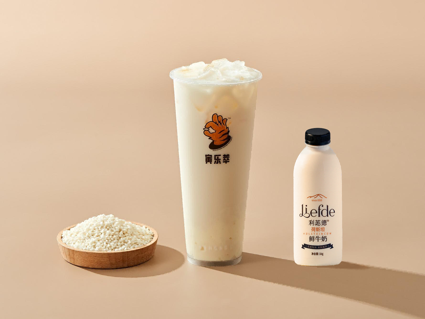 糯香鲜奶米布茶