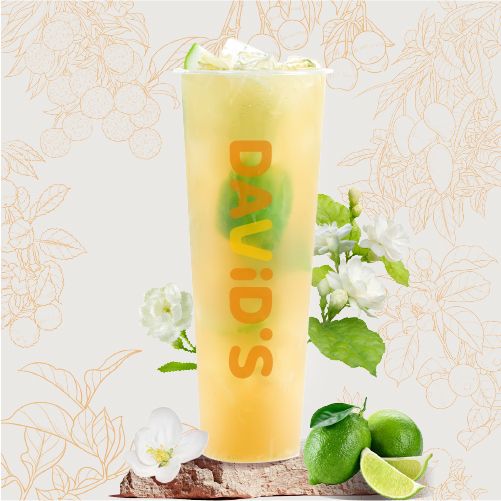 茉莉爆柠长长杯