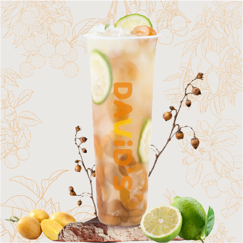 黄皮冰柠长长杯