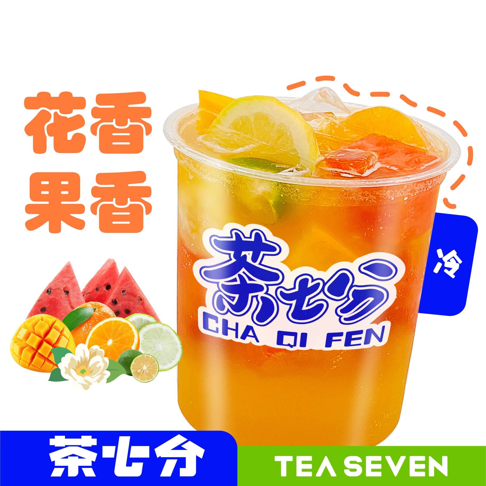 霸王杯山茶花水果茶/1L