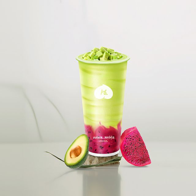 牛油果追火龙果