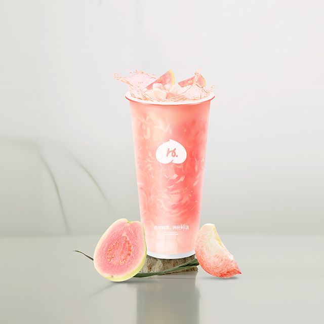 芭乐桃桃水果茶