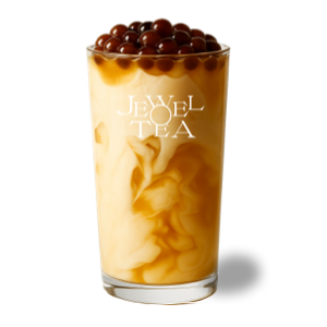 珍珠蜜桃乌龙鲜奶茶 Peach Bubble Milk Tea
