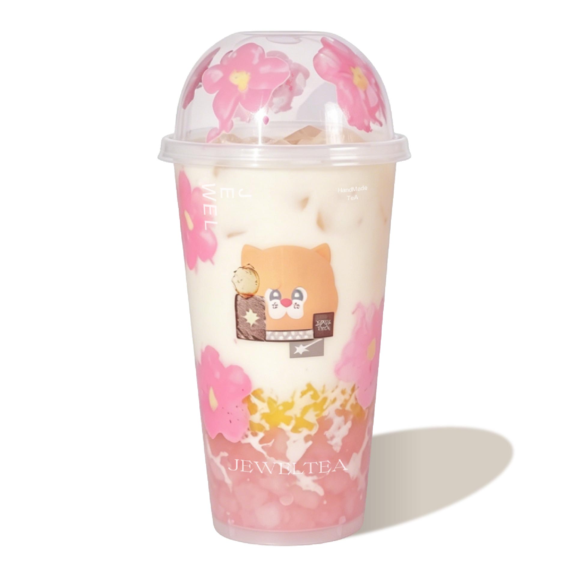 桃崽pink珍珠乌龙奶 Pink Bubble Milk Tea