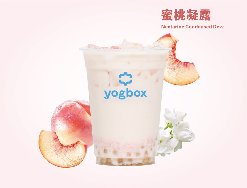 多肉蜜桃茉莉冰奶