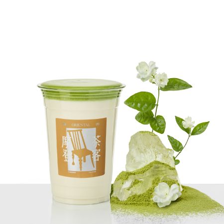 [餐饮单品]-茉莉奶白-抹茶针王[中杯]