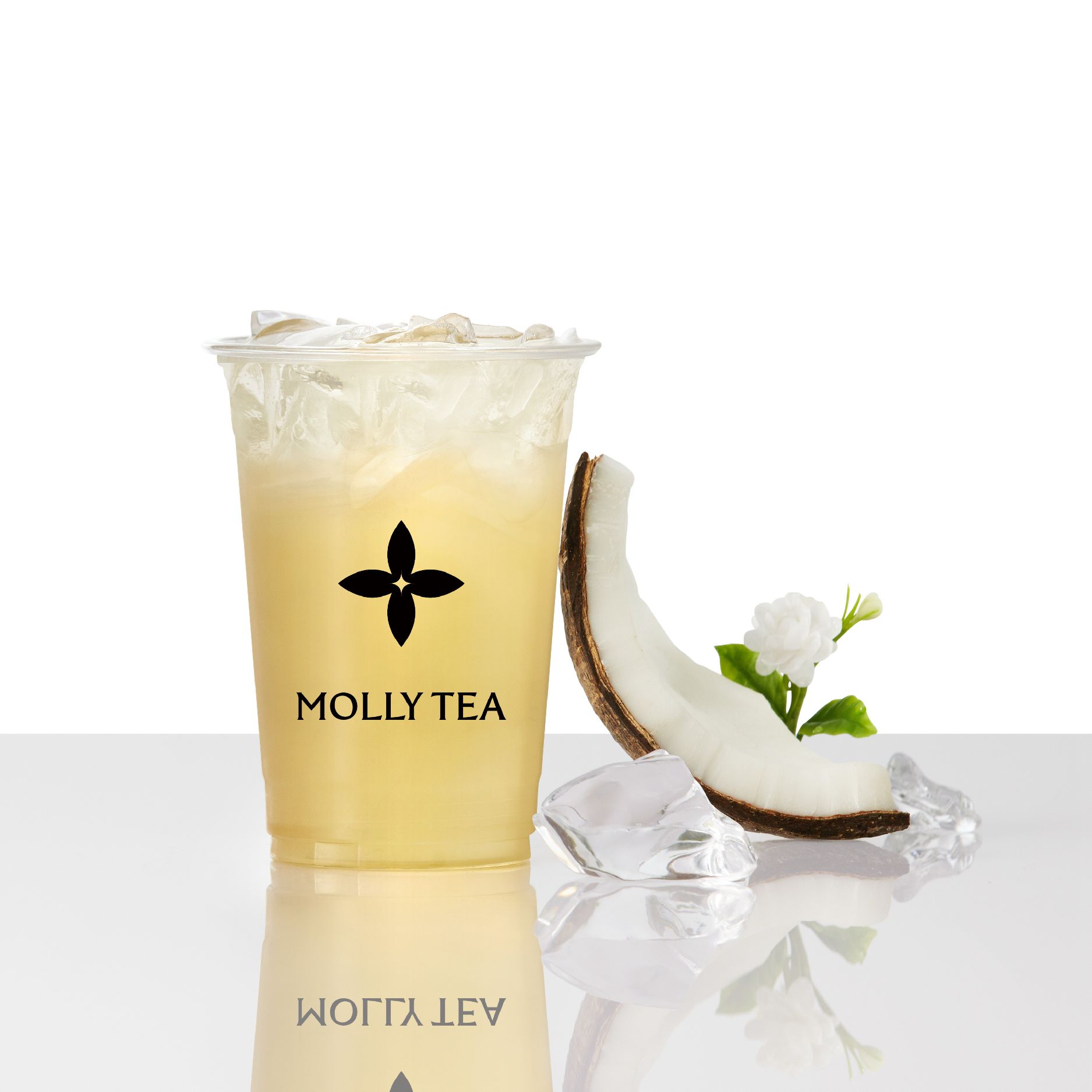 茉莉椰冰茶
