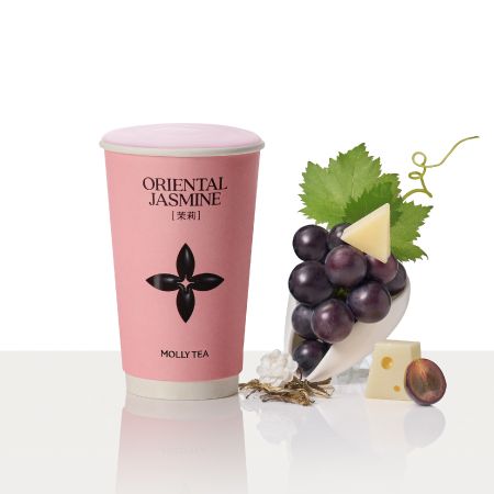 [餐饮单品]-茉莉奶白-针王葡萄咸酪乳（热）[中杯]