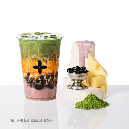 [餐饮单品]-茉莉奶白-抹茶芋泥珍珠[中杯]